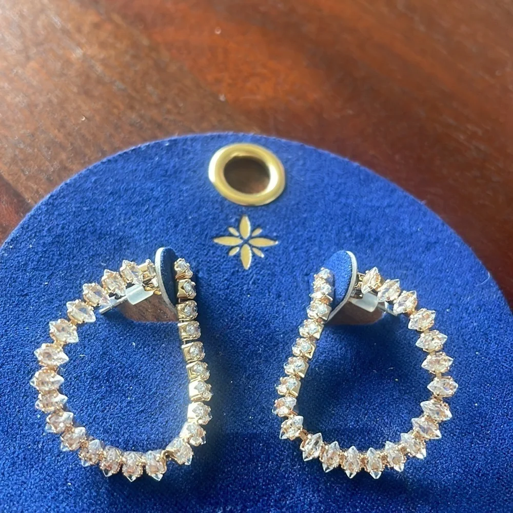 Target earrings horseshoe cubic zirconia stud fashion jewelry New